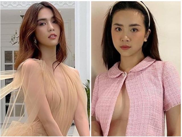 Sao Việt - Ngọc Trinh diện đầm màu nude có hot hơn Trâm Anh, Tóc Tiên?