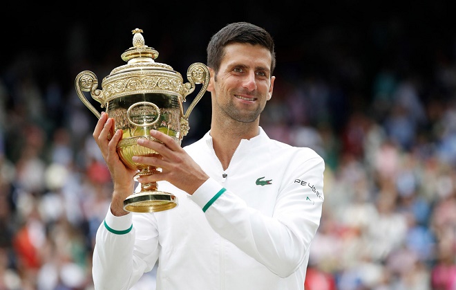 Djokovic vô địch Wimbledon 2021