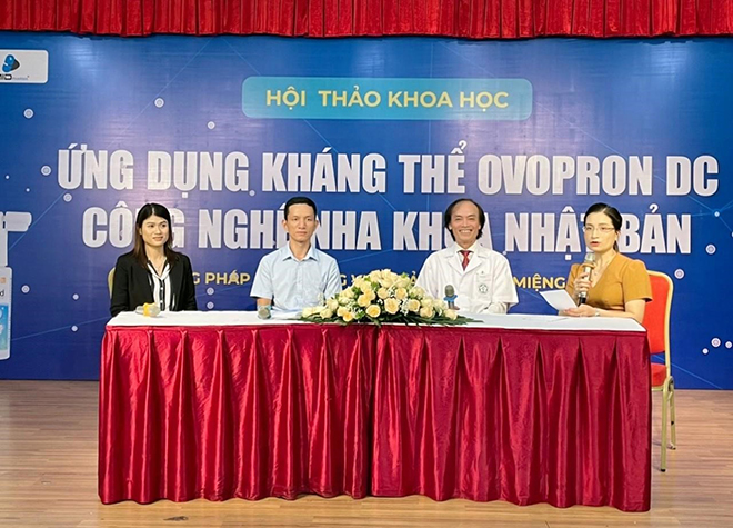 Hội thảo khoa học ứng dụng kháng thể Ovopron DC trong việc bảo vệ răng miệng cho trẻ diễn ra tại Hà Nội vào ngày 19/7 tới.