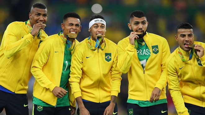 Brazil đang là đương kim vô địch Olympic môn bóng đá nam