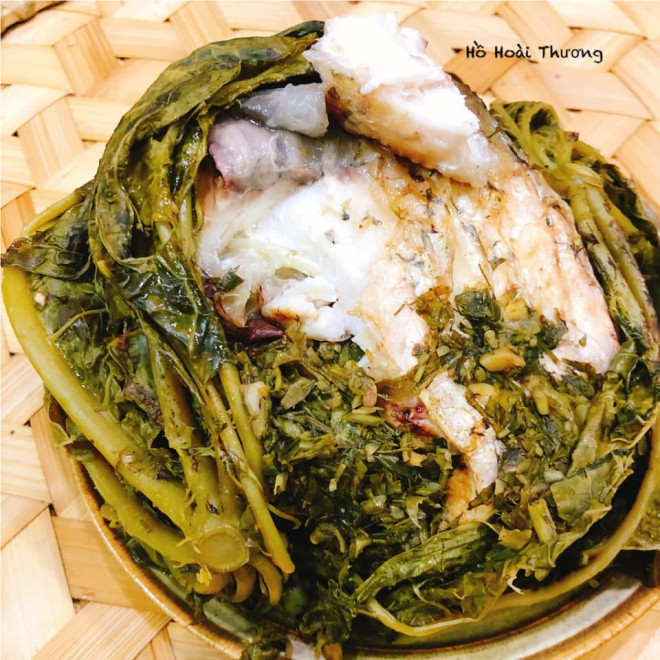 Món cá sau khi được hấp chín