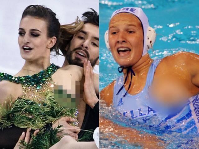Thể thao - Nhiều tai nạn "đỏ mặt" ở Olympic: Bị lộ vòng 1, lộ điểm nhạy cảm khi thi đấu