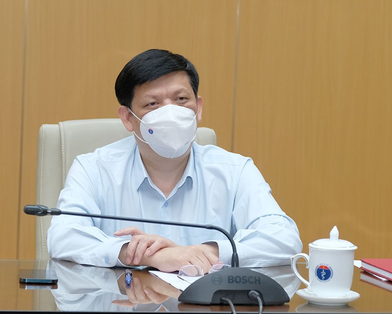 GS.TS Nguyễn Thanh Long- Phó Trưởng Ban Chỉ đạo Quốc gia phòng chống dịch COVID-19. (Ảnh: Trần Minh).