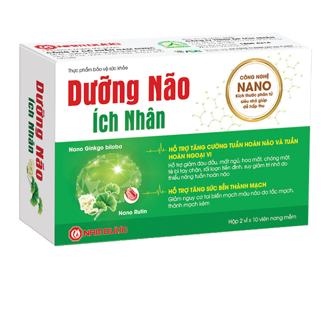 Đẩy lùi đau đầu, mất ngủ hiệu quả với Dưỡng não Ích Nhân - thế hệ dưỡng não công nghệ cao nano - 2