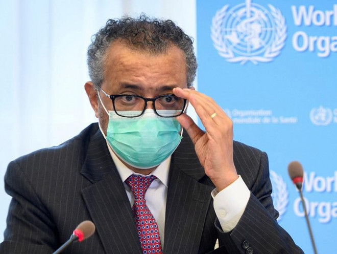 Tổng Giám đốc WHO Tedros Adhanom Ghebreyesus. Ảnh: AP