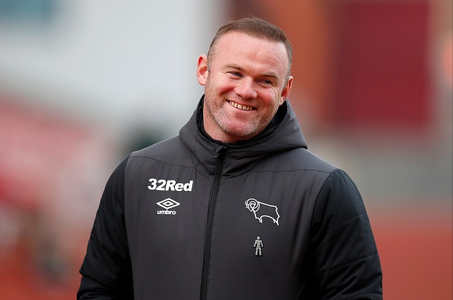 Rooney đang là HLV của Derby County