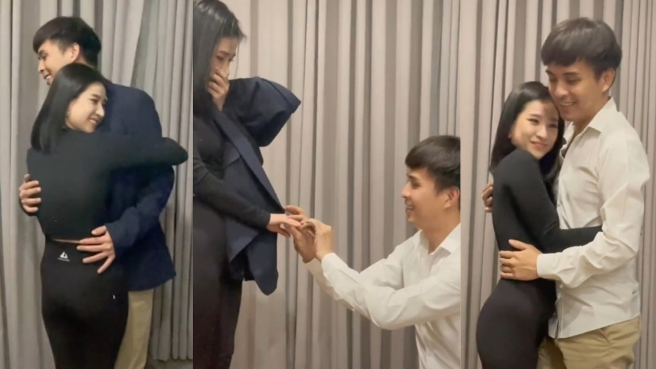 Xôn xao clip Hồ Quang Hiếu quỳ gối cầu hôn vợ cũ bằng nhẫn kim cương - 1