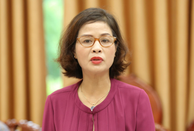 Bà Phạm Thị Hằng, nguyên Giám đốc Sở GD-ĐT tỉnh Thanh Hóa