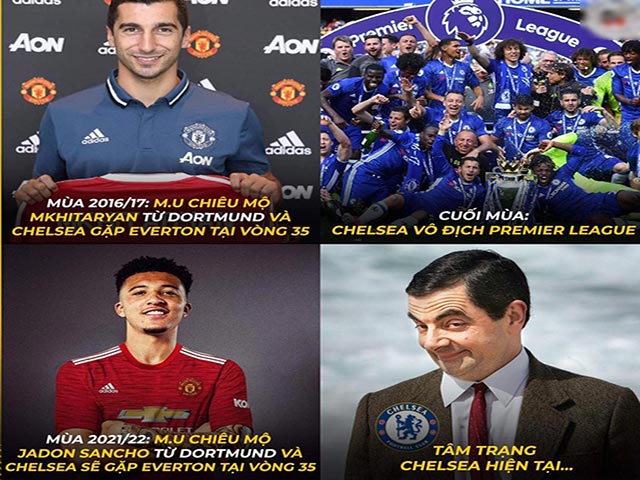 Tranh vui - Ảnh chế: MU mang lại điềm báo vô địch Ngoại hạng Anh cho Chelsea