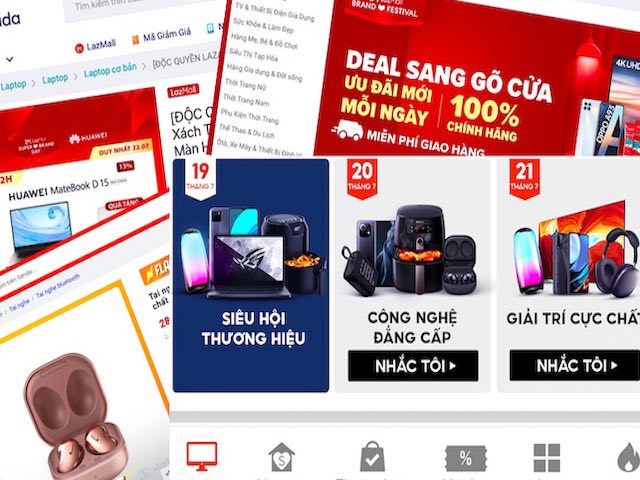 Công nghệ thông tin - Ngày bán hàng siêu giảm giá của các sàn TMĐT cuối tháng 7/2021