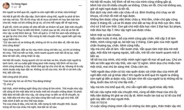 Nữ sinh kể câu chuyện ấm lòng khi đi lạc ở bến xe được tài xế xe ôm giúp đỡ - 2