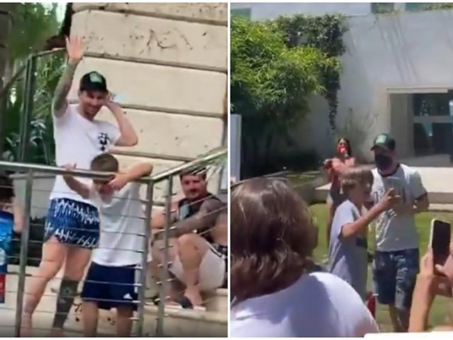 Bóng đá - Messi đưa cả nhà nghỉ ở siêu biệt thự, cao hứng mở cửa ăn mừng với fan
