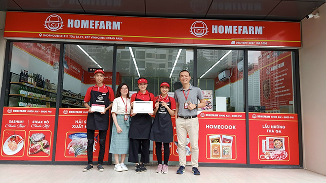 Khai trương cửa hàng Homefarm