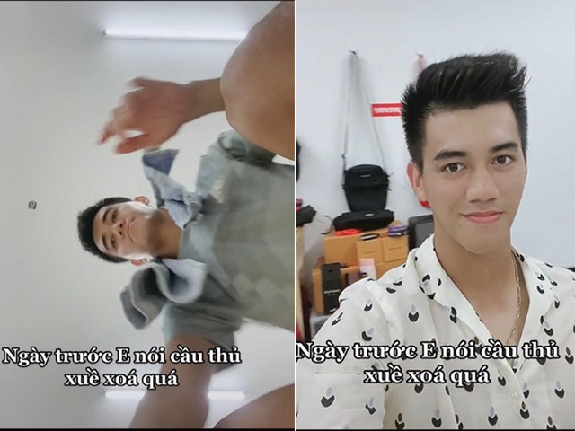 Bạn trẻ - Cuộc sống - Clip: Tiến Linh bắt trend “biến hình” cực ngầu hút triệu lượt xem