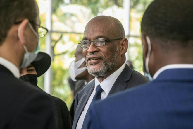 Ông Ariel Henry đã tuyên thệ nhậm chức thủ tướng Haiti hôm 20-7, chính thức tiếp quản việc điều hành đất nước. Ảnh: SPUTNIK