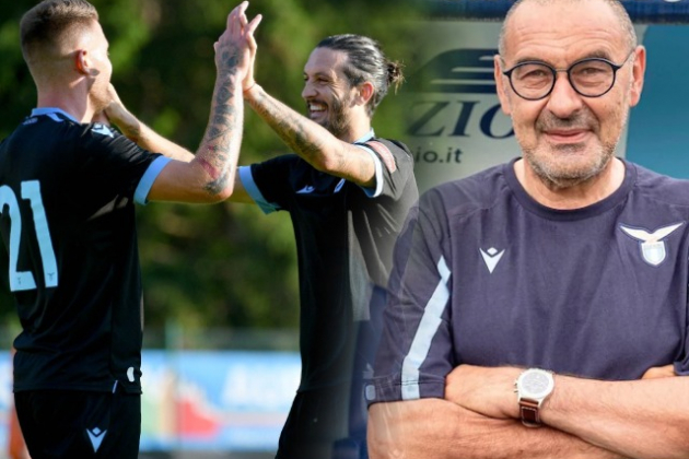 Video Lazio đại thắng 11-0, ghi 21 bàn trong 2 trận dưới thời HLV Sarri