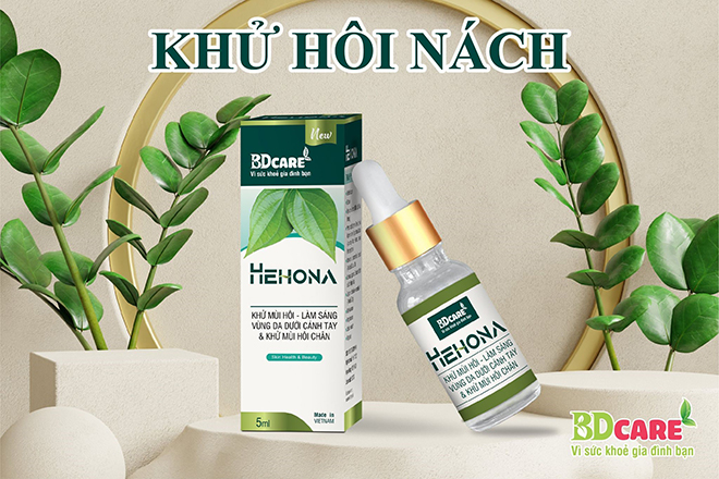 Tút lại tự tin, đánh bay mùi hôi cơ thể cùng serum khử hôi nách Hehona - 1