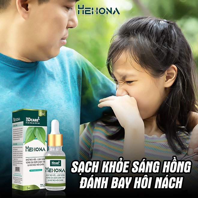 Tút lại tự tin, đánh bay mùi hôi cơ thể cùng serum khử hôi nách Hehona - 3