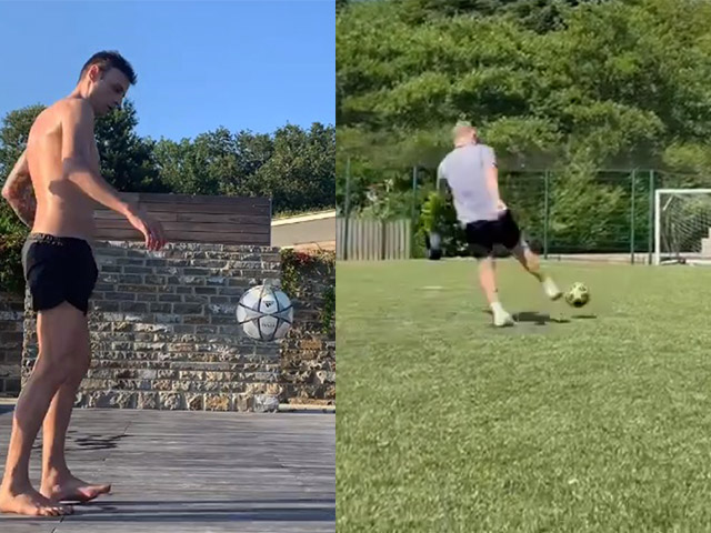 Bóng đá - Cựu sao MU gây "sốt": Scholes sút như thời trẻ, Berbatov tâng bóng điệu nghệ