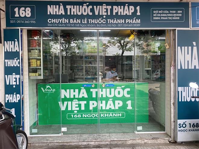 Hình ảnh: Nhà thuốc Việt Pháp 1 tại Ngọc Khánh, Hà Nội