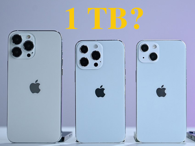 Thời trang Hi-tech - iPhone 13 chắc chắn sở hữu bộ nhớ trong "khủng" 1TB, iFan có sốt sắng?