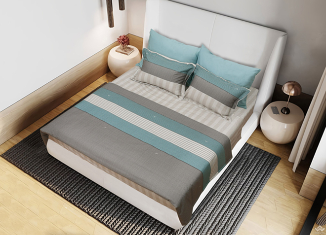 Chăn ga gối Sông Hồng Basic cotton BC21032