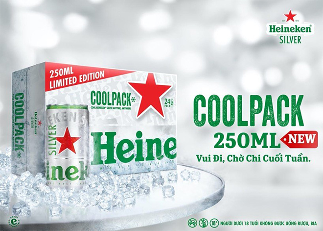 Phiên bản giới hạn Heineken Silver Cool Pack 250ml chính là “lời hồi đáp từ vũ trụ” dành cho những người muốn tận hưởng cuộc vui trọn vẹn