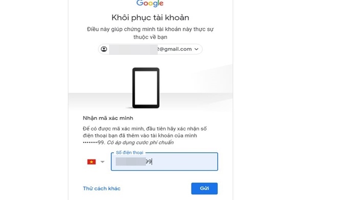 Cách lấy lại mật khẩu Gmail chi tiết khi bị quên - 5