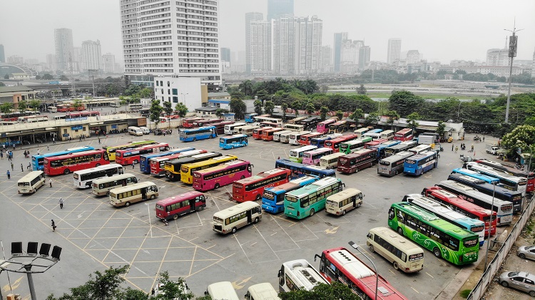 Theo UBND Hà Nội, tất cả các hoạt động vận tải đều tạm dừng hoạt động từ ngày 24/7.