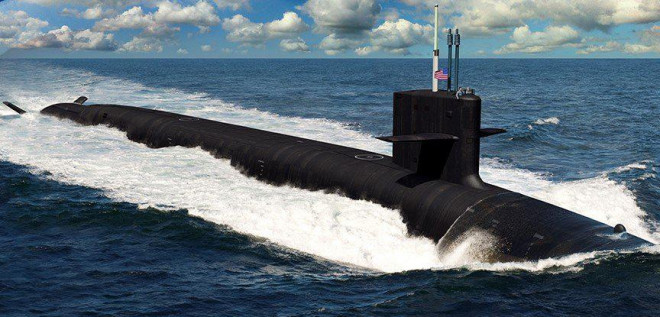 Tàu ngầm lớp USS Columbia. Ảnh: Wikipedia