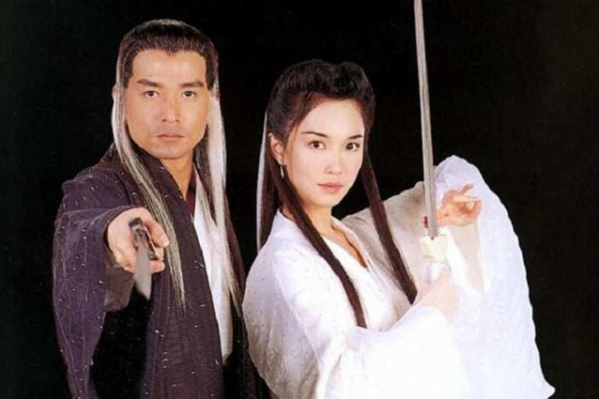 Lý Minh Thuận và Phạm Văn Phương đóng cặp trong phim "Thần điêu đại hiệp".