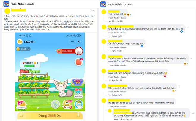 Một "triệu phú" LazCoin chia sẻ cách trồng dâu đổi Xu và nhận được hưởng ứng nhiệt liệt từ cộng đồng mạng. 1 Xu đổi được 1k thì chủ vườn dâu hơn 2600 Xu đang có gia tài tiền thật là 2.6 triệu tha hồ đổi quà thật, đổi voucher và trừ vào bill.