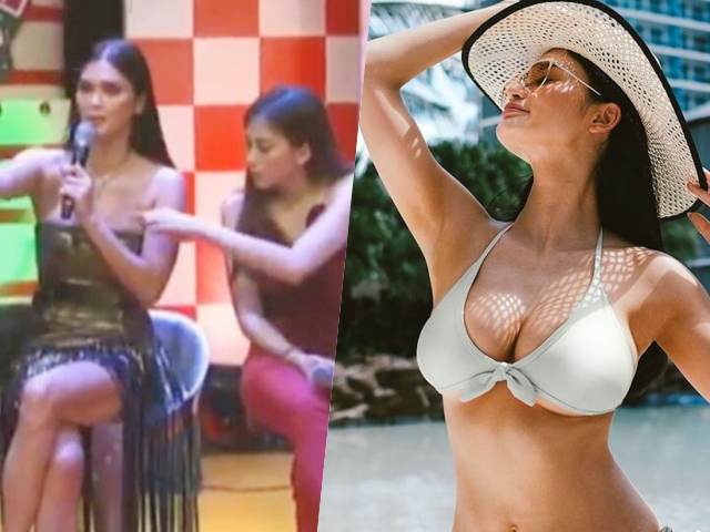 Giải trí - MC có hành động khó hiểu với hoa hậu Pia Wurtzbach trước hàng trăm cặp mắt