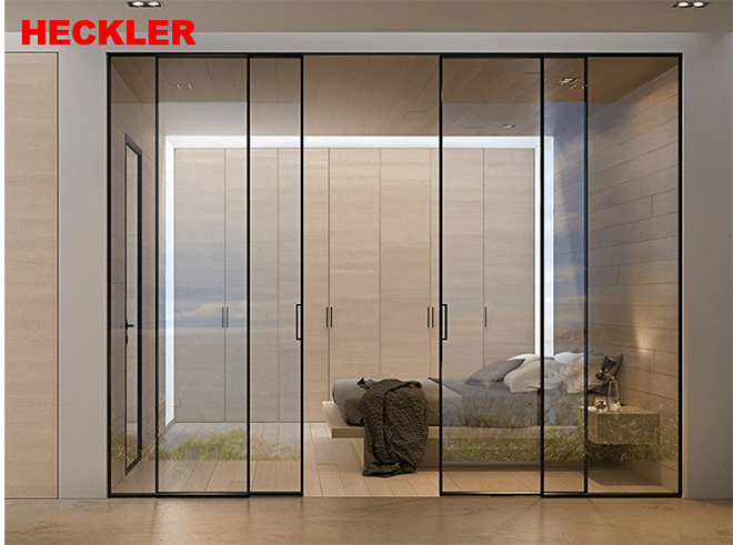 Cửa trượt Heckler siêu êm, siêu mỏng