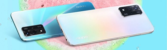 Oppo A93s 5G có thiết kế khá bắt mắt.