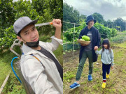 Phim - Về quê tránh dịch, Minh Luân, vợ chồng Lý Hải hóa nông dân ở khu vườn rộng hàng nghìn m2