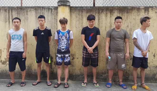 Các đối tượng tham gia đánh nhau.