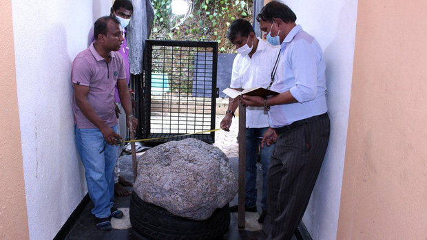 Khối đá được tìm thấy trong nhà&nbsp;ông Gamage