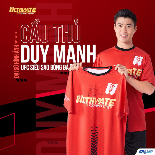 Cầu thủ Duy Mạnh đã chính thức “đầu quân” cho UFC - Siêu Sao Bóng Đá của VTC Game