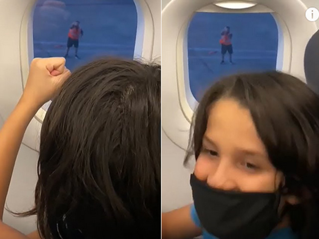 Clip: Nhân viên sân bay có hành động khiến cậu bé vô cùng phấn khích - 1