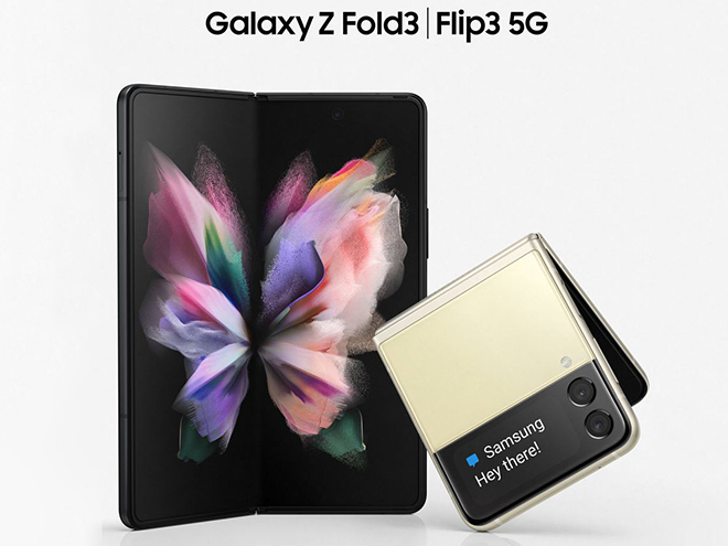 Ảnh concept Galaxy Z Fold 3 và Galaxy Z Flip 3.