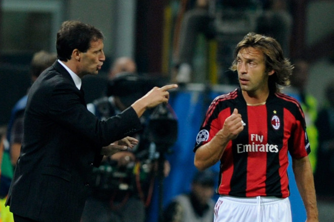 Tiền vệ Pirlo thời hoàng kim ở AC Milan. Ảnh: CGI.