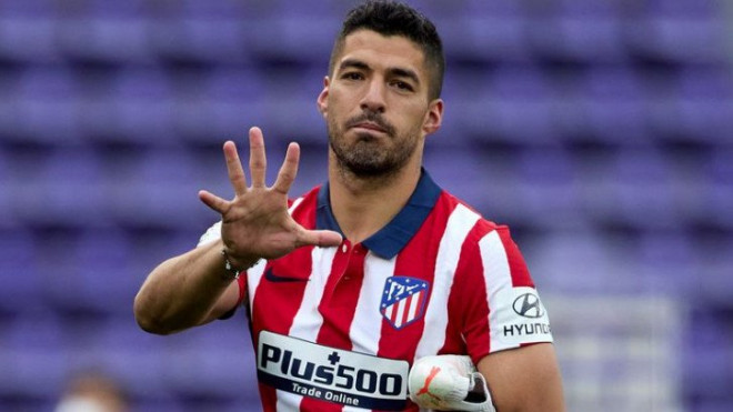 Chân sút Suarez bị đối xử bất công ở Barca và đang cảm thấy hạnh phúc tại Atletico. Ảnh: CGI.