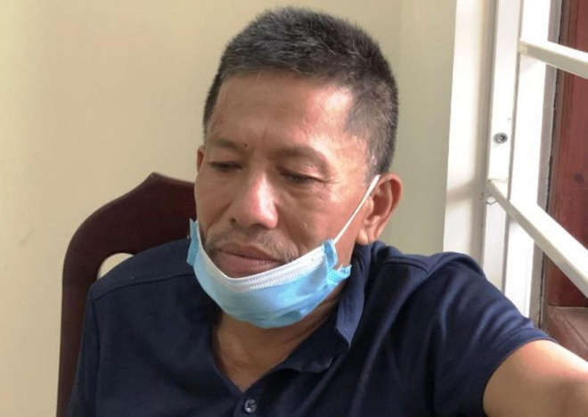 Nguyễn Văn Lai bị bắt giữ. Ảnh: CA.