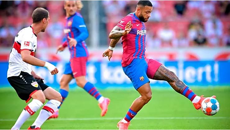 Tân binh Memphis Depay đang hòa nhập rất nhanh trong màu áo Barca