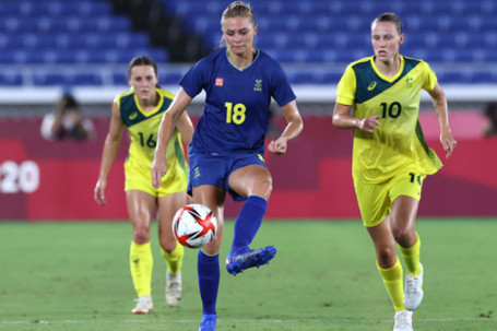 Trực tiếp bóng đá nữ Australia - Thụy Điển: Nỗ lực bất thành (Bán kết Olympic)
