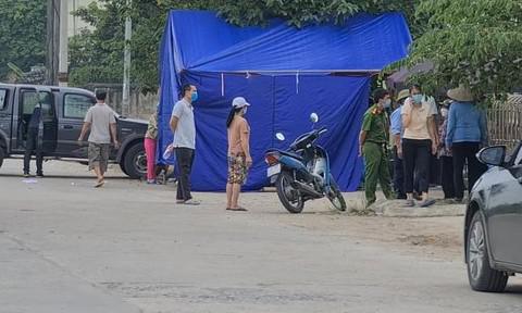 Hiện trường nơi xảy ra vụ án mạng.