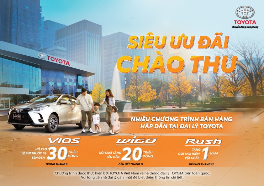 Toyota Việt Nam dẫn đầu doanh số xe du lịch nửa đầu 2021 - 2