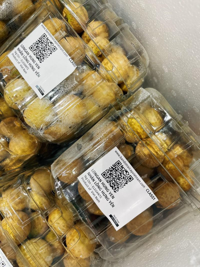 Nhãn lồng Hưng Yên xuất khẩu sang thị trường Singapore có giá 221.000 đồng/kg
