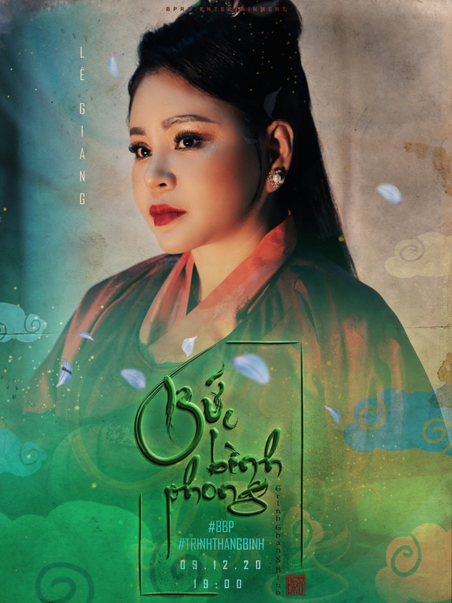 Cũng trong năm 2020, Lê Giang một lần nữa được ca sĩ Trịnh Thăng Bình giao cho vai Tú Bà trong MV cổ trang Bức bình phong. 
